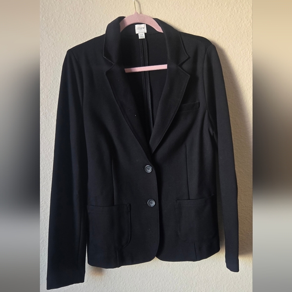 J.crew Classic Black Women's Jacket  Size 12 #63 - Picture 4 of 8